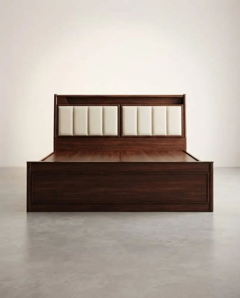 Espresso Channel Box Bed