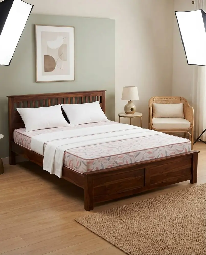 Heritage Panel Teak Bed