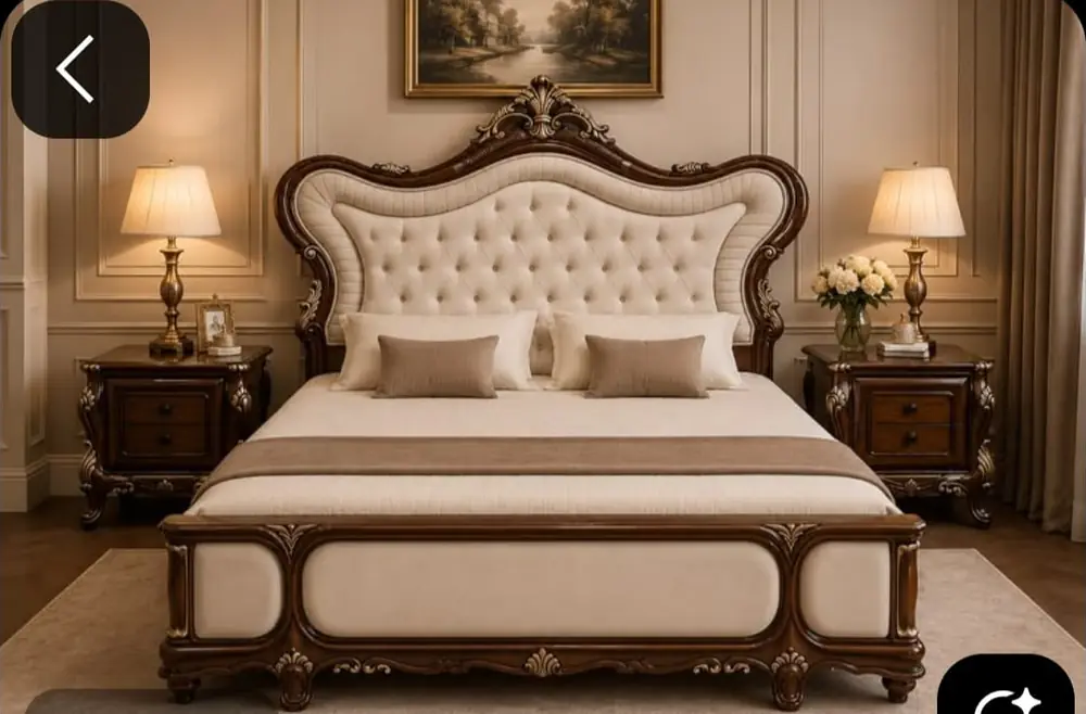 Maharaja Heritage Panel Bed