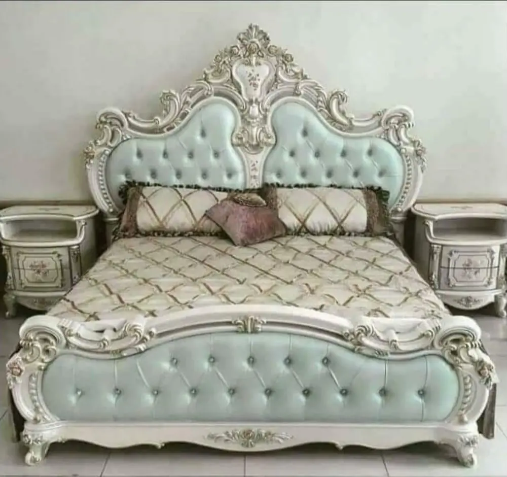 Maharaja Mint Pearl Royal Bed