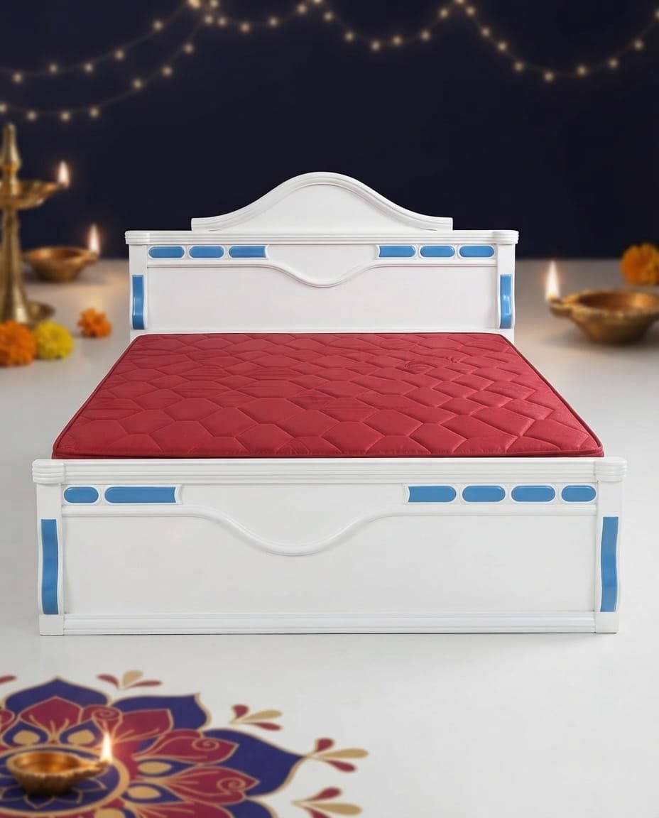 Pearl White Classic Bed