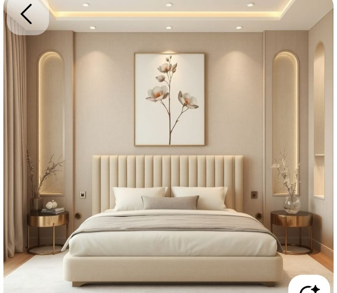 Serene Ivory Channel Bed