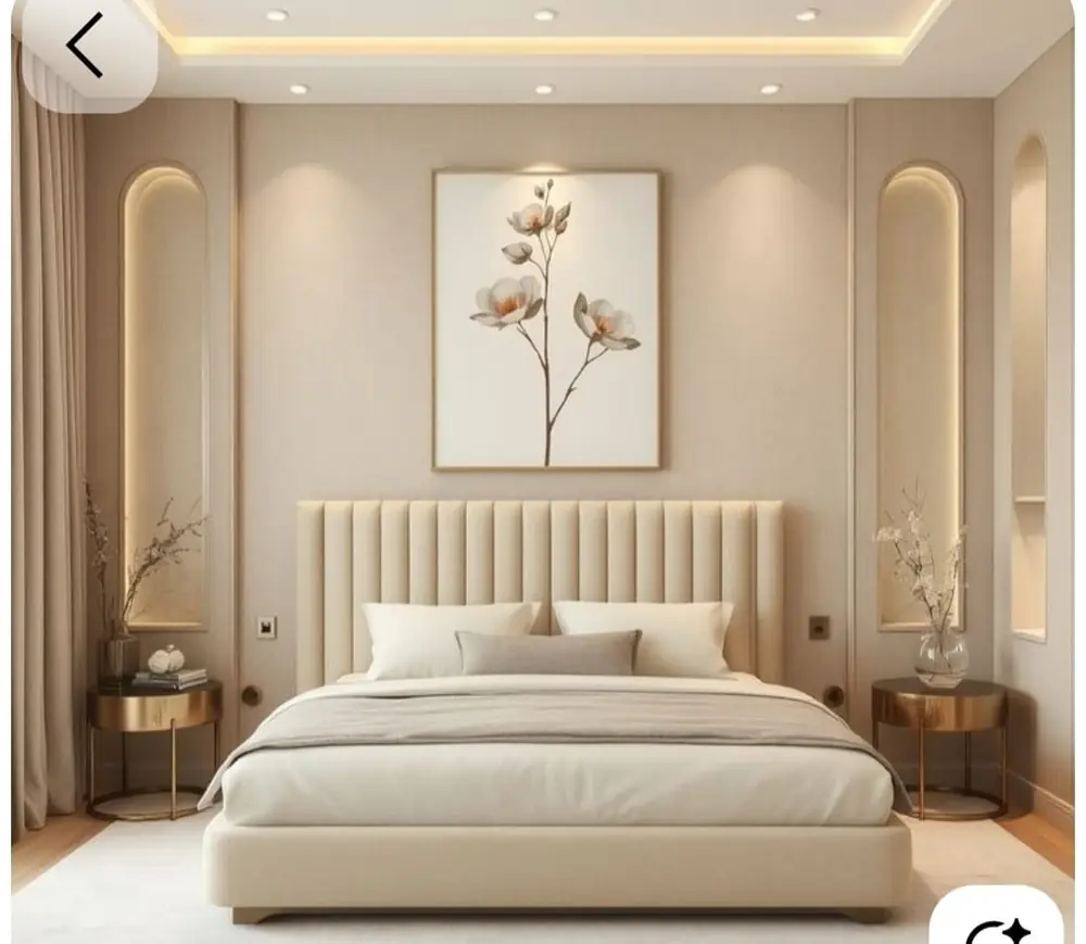 Serene Ivory Channel Bed