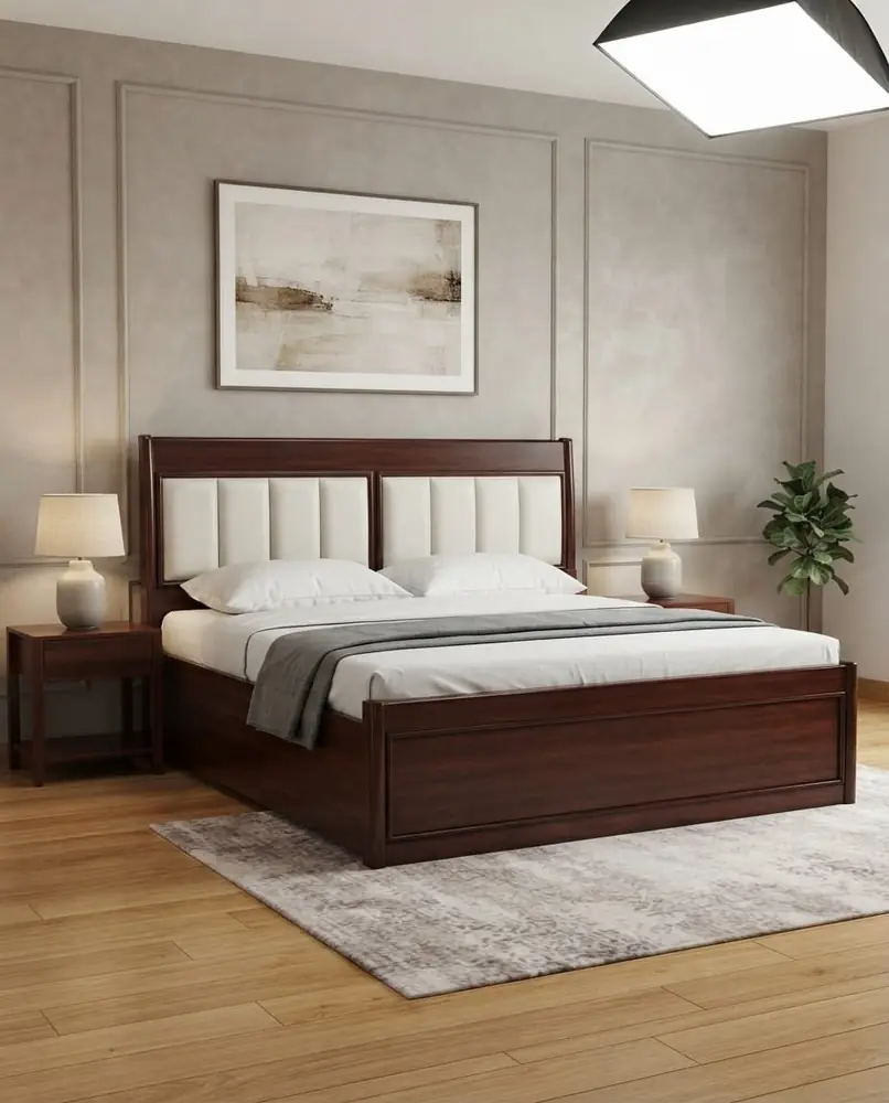 Urban Walnut Cushion Bed