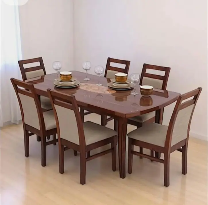 Mahogany Gloss Dining Set