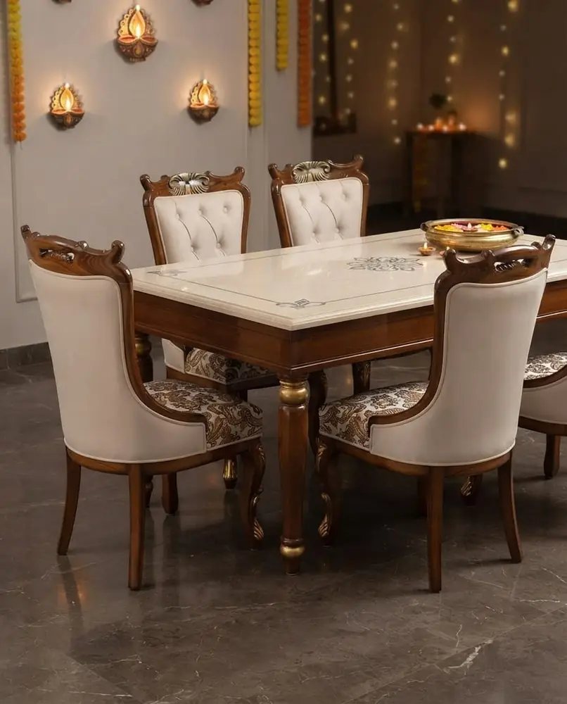 Palace Carved Marble Dining