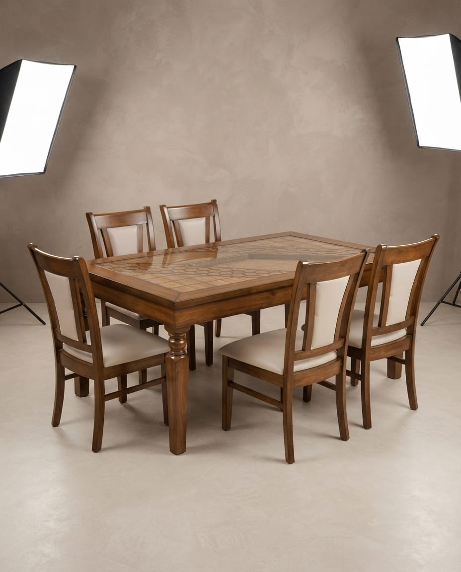 Parquet Teak Dining