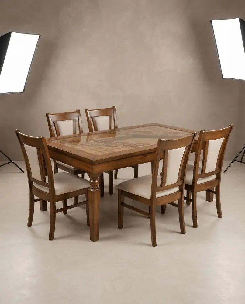 Parquet Teak Dining