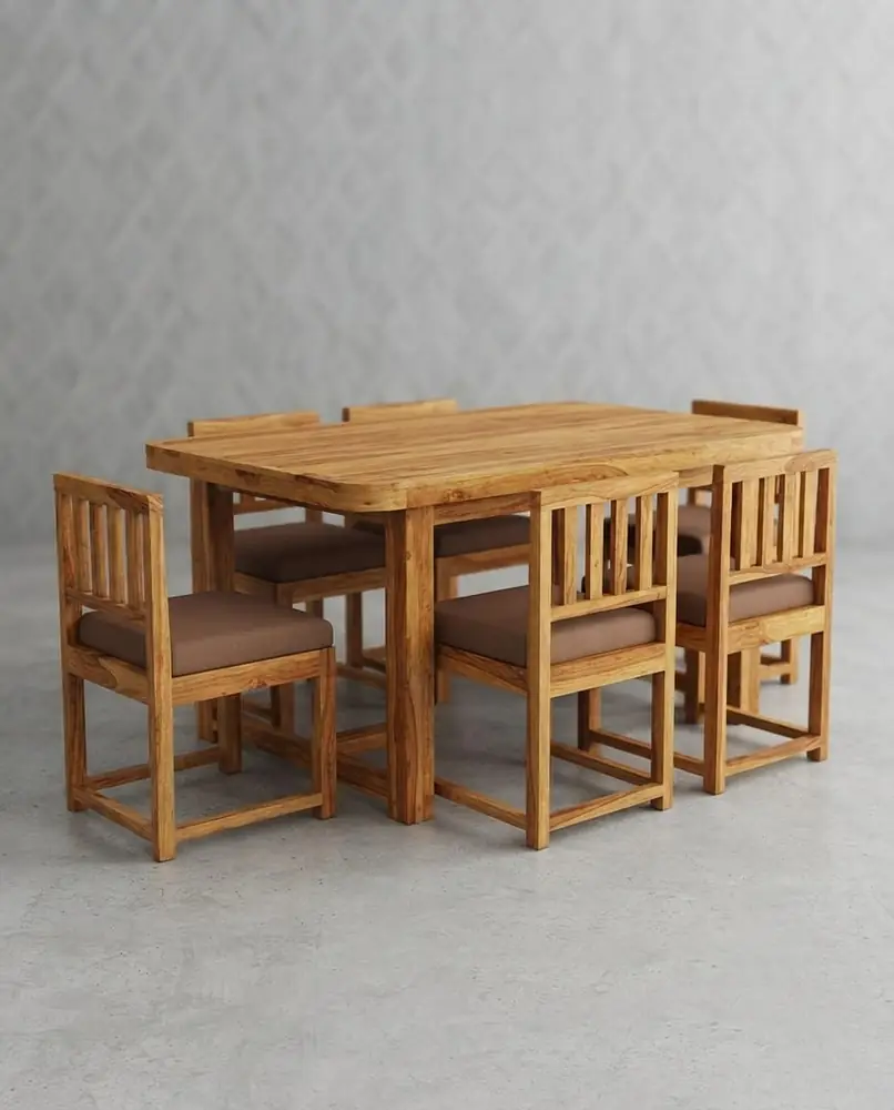 Rustic Honey Teak Dining