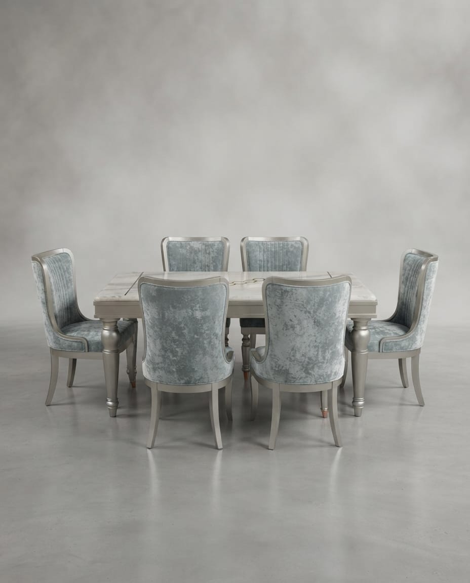 Silver Velvet Dining