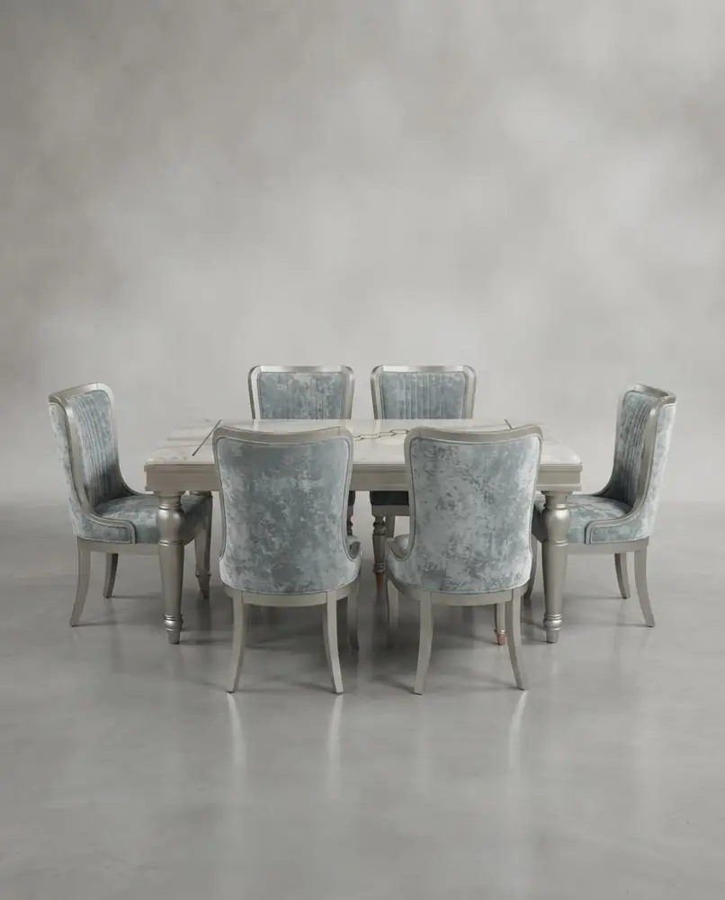Silver Velvet Dining