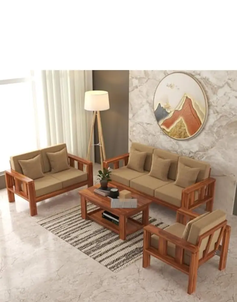 Compact Sheesham Sofa Set