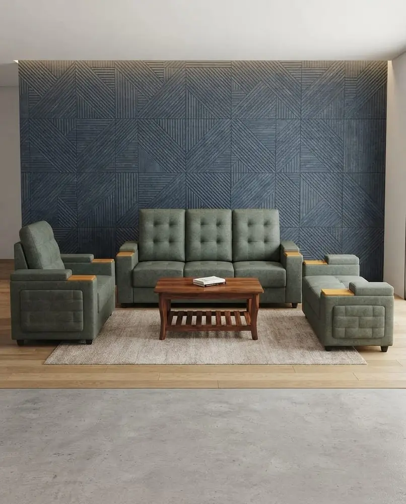Forest Green Chesterfield Set