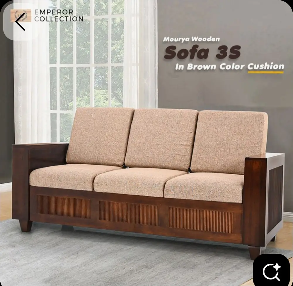 Maurya Panel Wooden Sofa