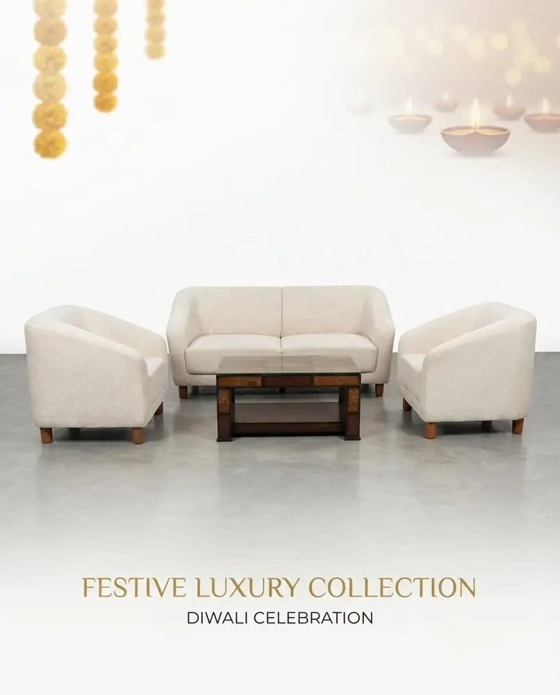 Snow Boucle Lounge Set