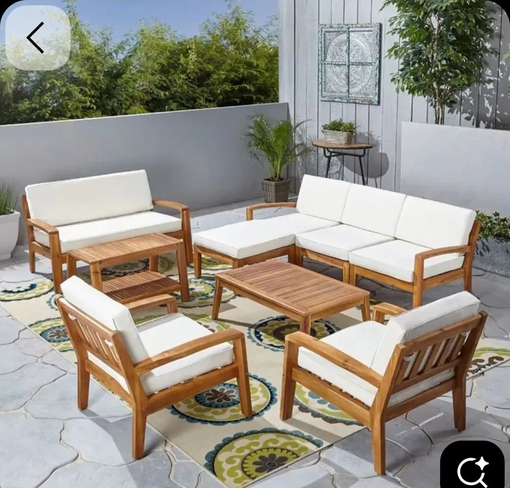 Teak Patio Sofa Set